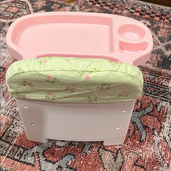 Bitty Baby High Chair with Pink and Green Accents - Picture 3 of 5